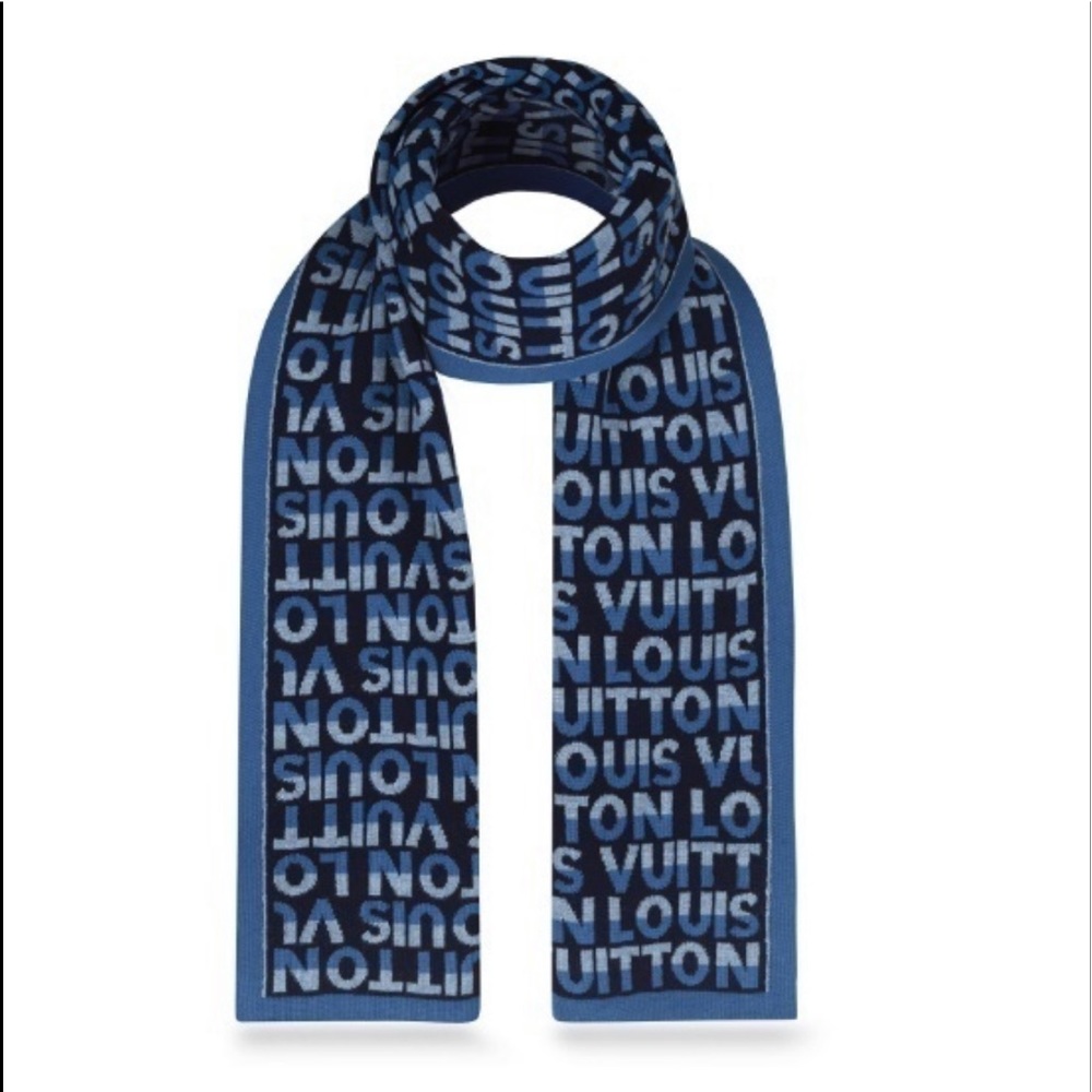 Louis Vuitton Split unisex wool scarf